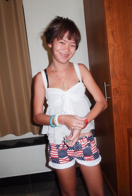 Asian first timer with braces gets banged by a sex tourist in POV mode